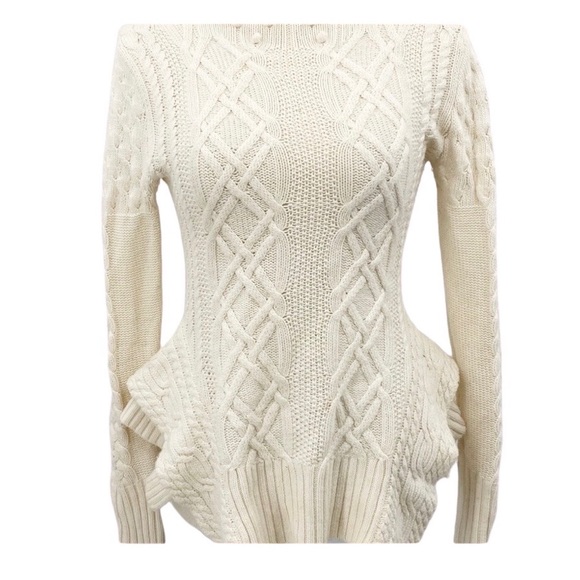 🚨FINAL SALE🚨BCBGMaxAzria Cable Knit Maylin Turtleneck - Picture 3 of 9